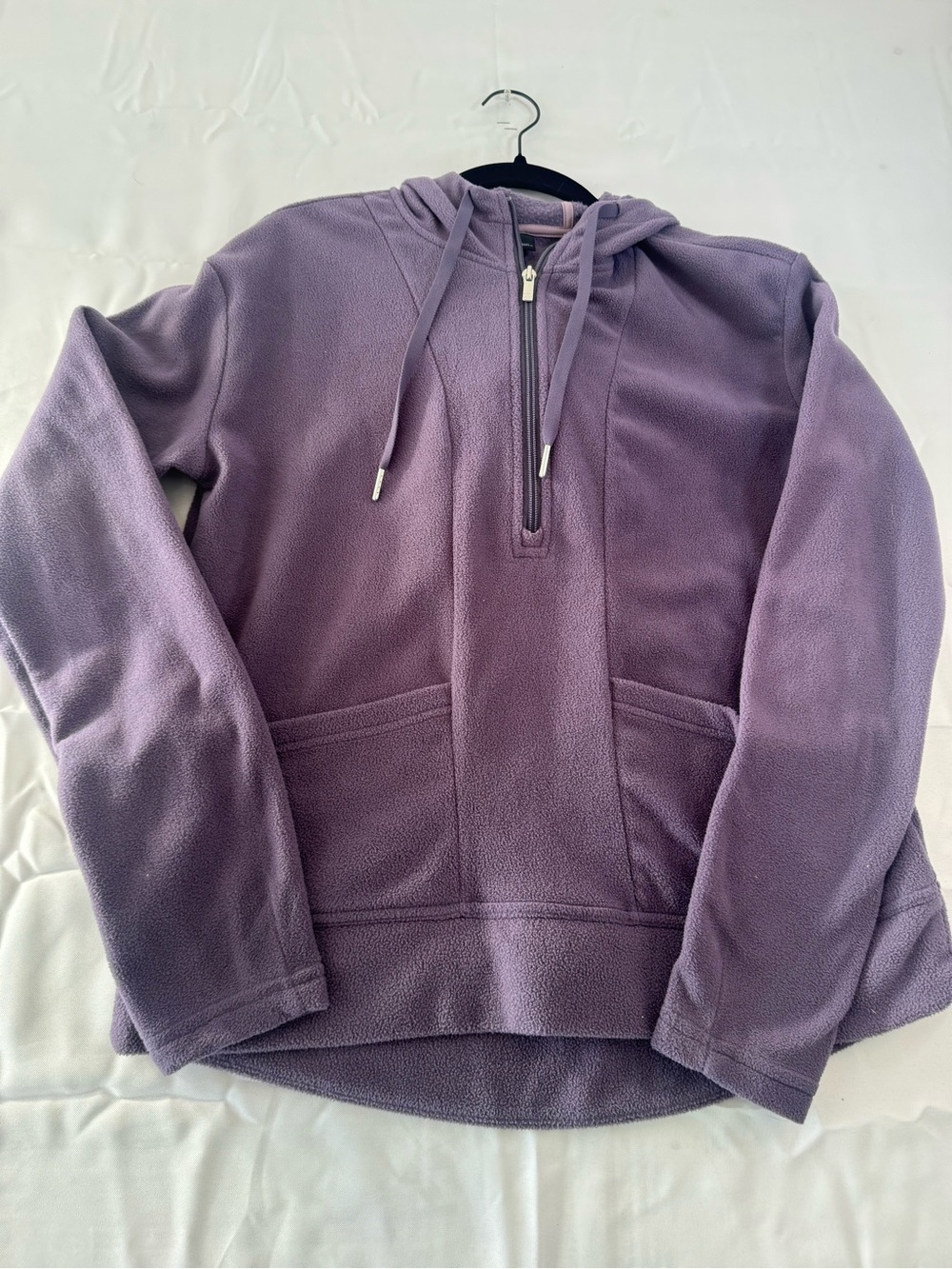 all in motion small Lavender Half‑Zip Fleece Hoodie